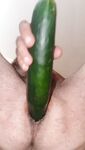Cetriolo duro come un cazzo in culo
